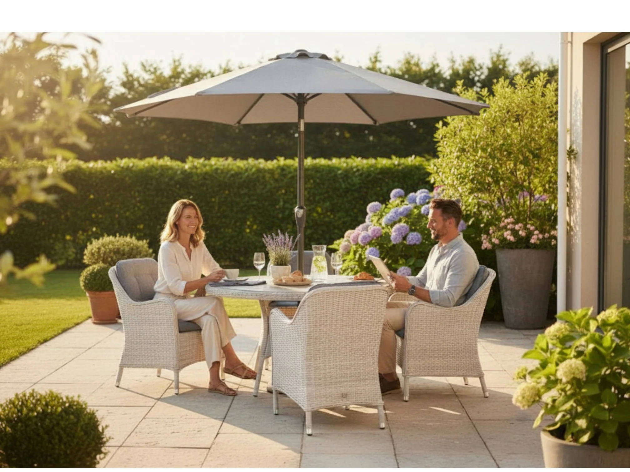 CANNES 4 SEAT DINING SET