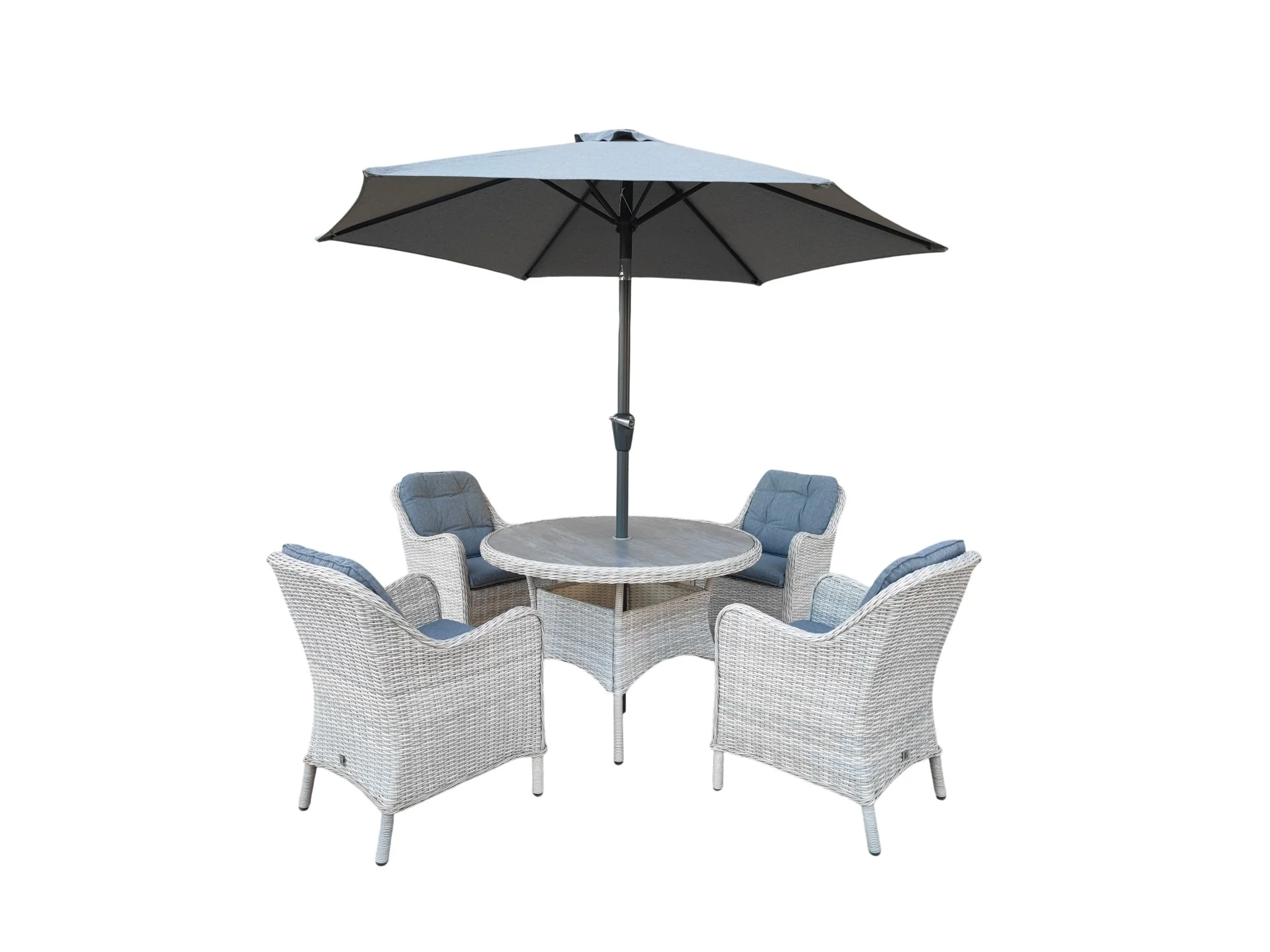 CANNES 4 SEAT DINING SET - Image 3