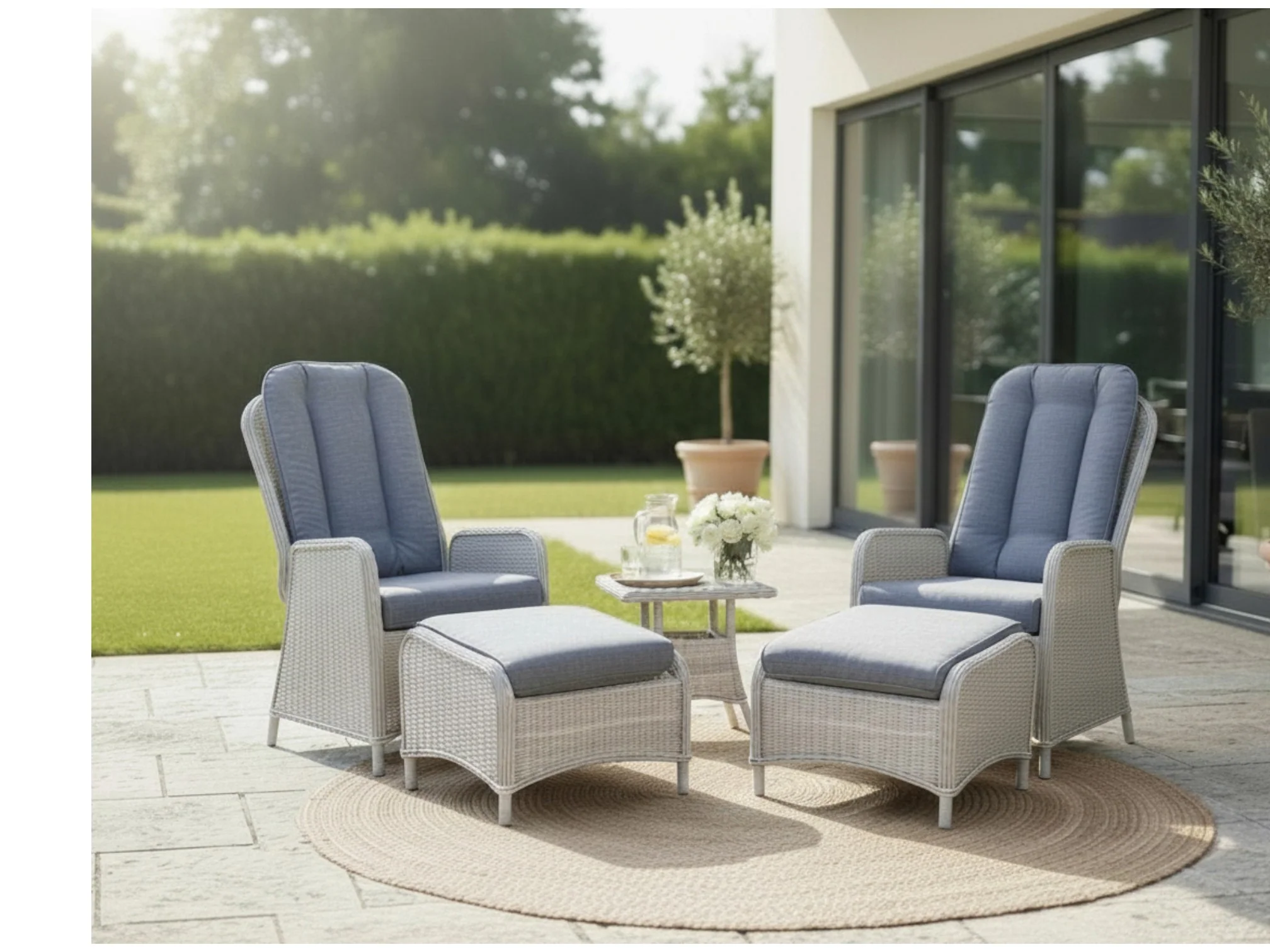 CANNES 5 PIECE RECLINER SET