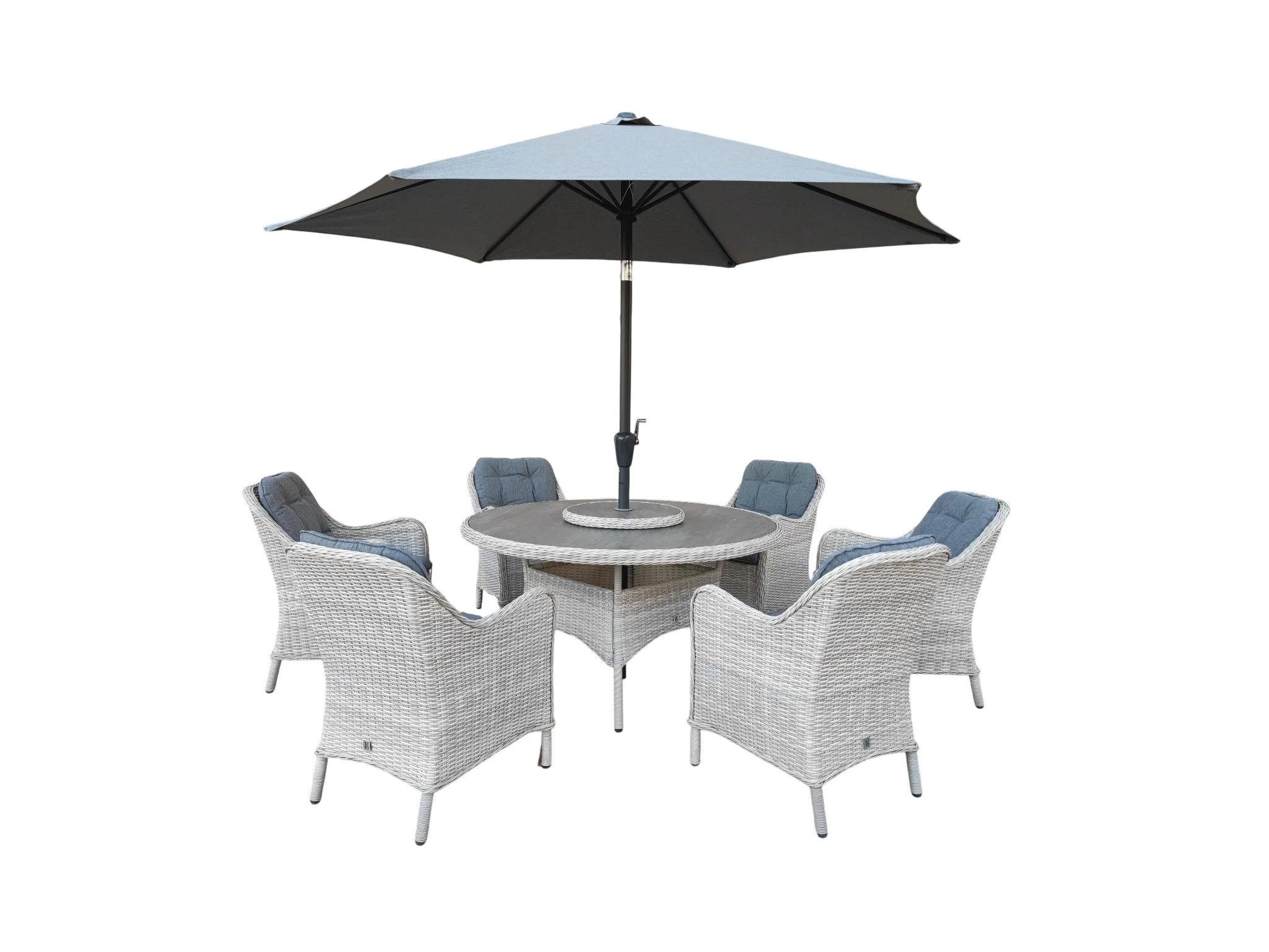 CANNES 6 SEAT DINING SET - Image 3