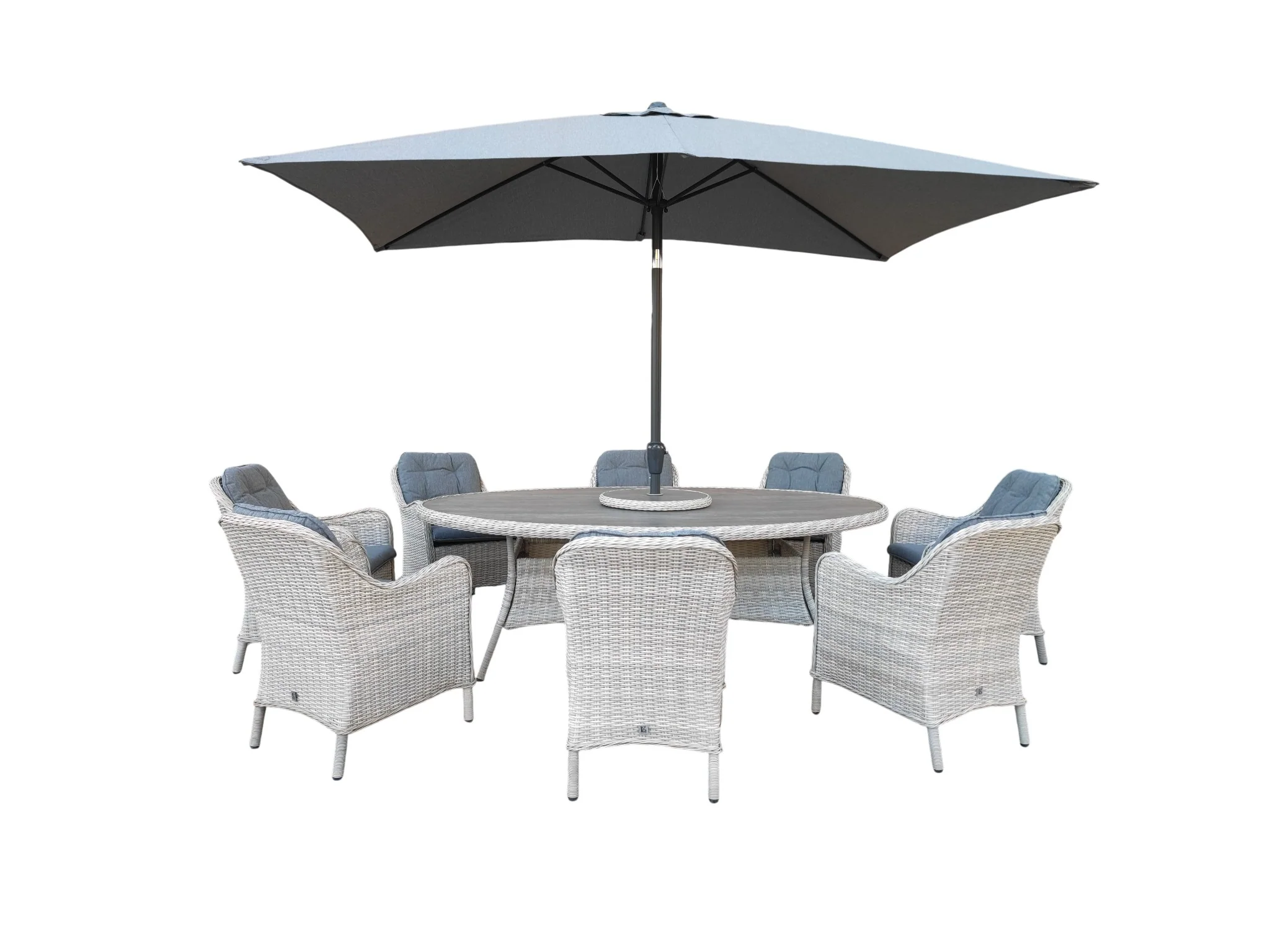 CANNES 8 SEAT DINING SET - Image 3