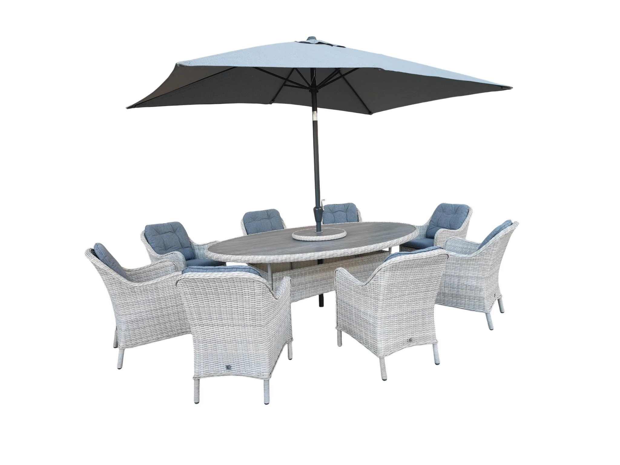 CANNES 8 SEAT DINING SET - Image 4