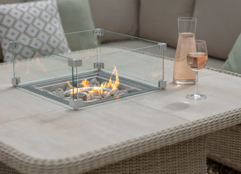 CHEDWORTH SANDSTONE SQUARE SOFA SET WITH FIREPIT - Image 3