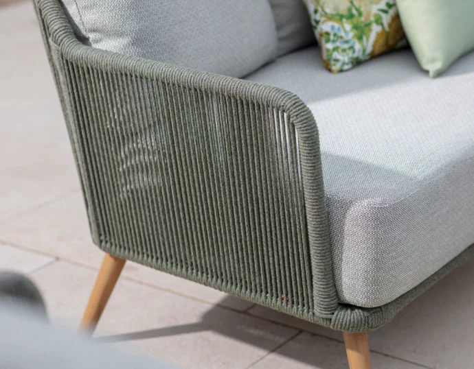 COMO FERN GREEN 2 SEAT SOFA SET - Image 2