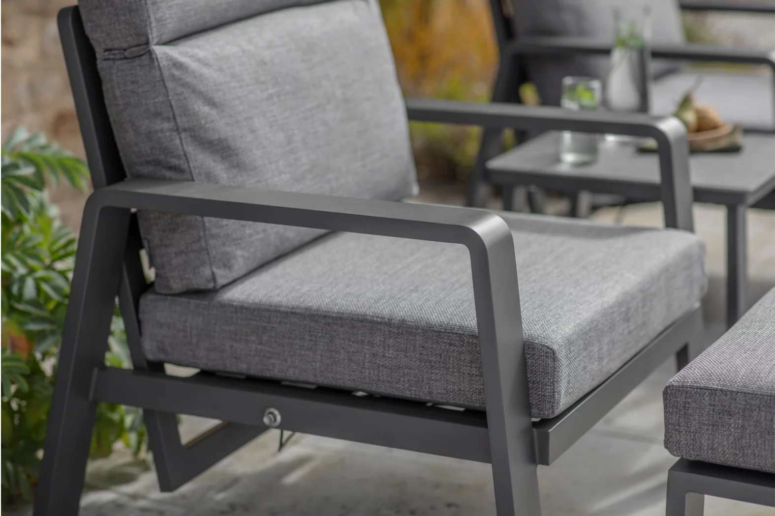 PRAGUE ANTHRACITE RECLINING CHAIRS & FOOTSTOOLS - Image 3