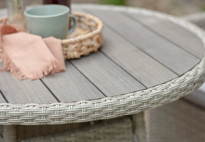 TETBURY ROUND BISTRO SET NUTMEG - Image 2
