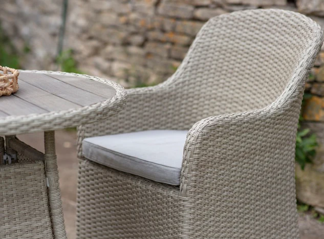 TETBURY ROUND BISTRO SET NUTMEG - Image 3
